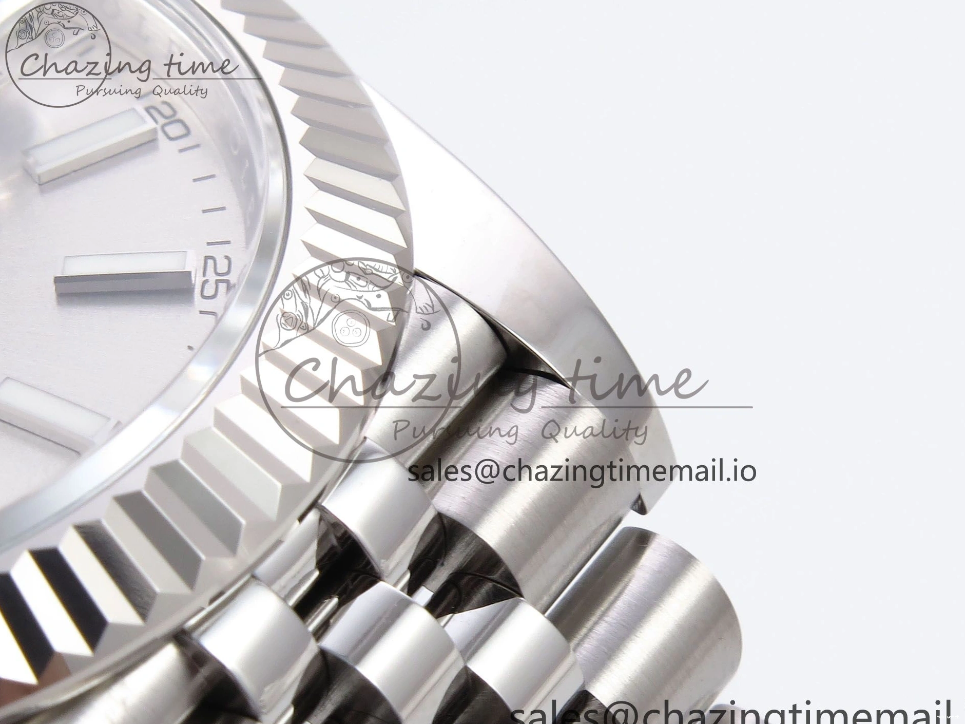 Best White 41 EWEF 126334 Jubilee Edition Dial DateJust A3235 on Bracelet Silver 1224